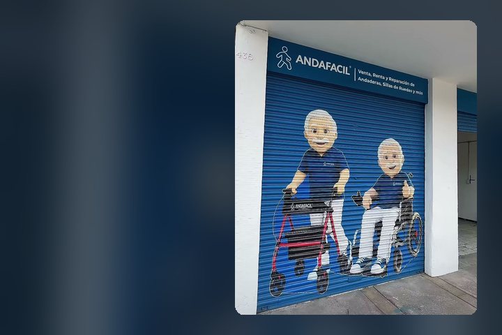 Fachada de la Tienda ANDAFACIL Guadalajara en Av. Enrique Díaz de León