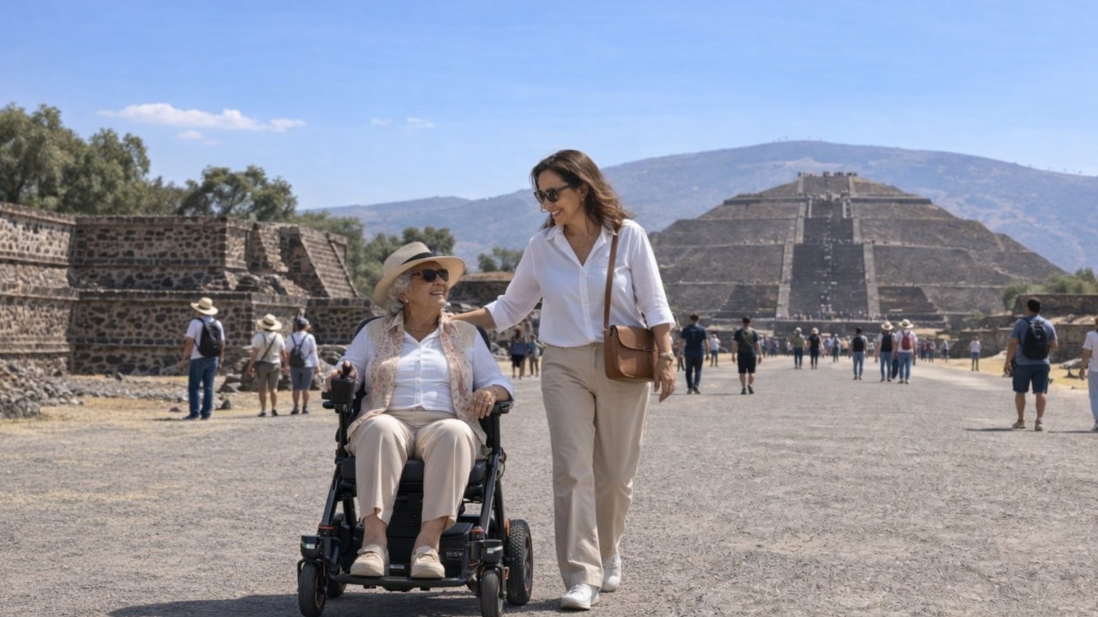 México Experience ANDAFACIL: a trip with your family, and the wheelchair you can't find in your country