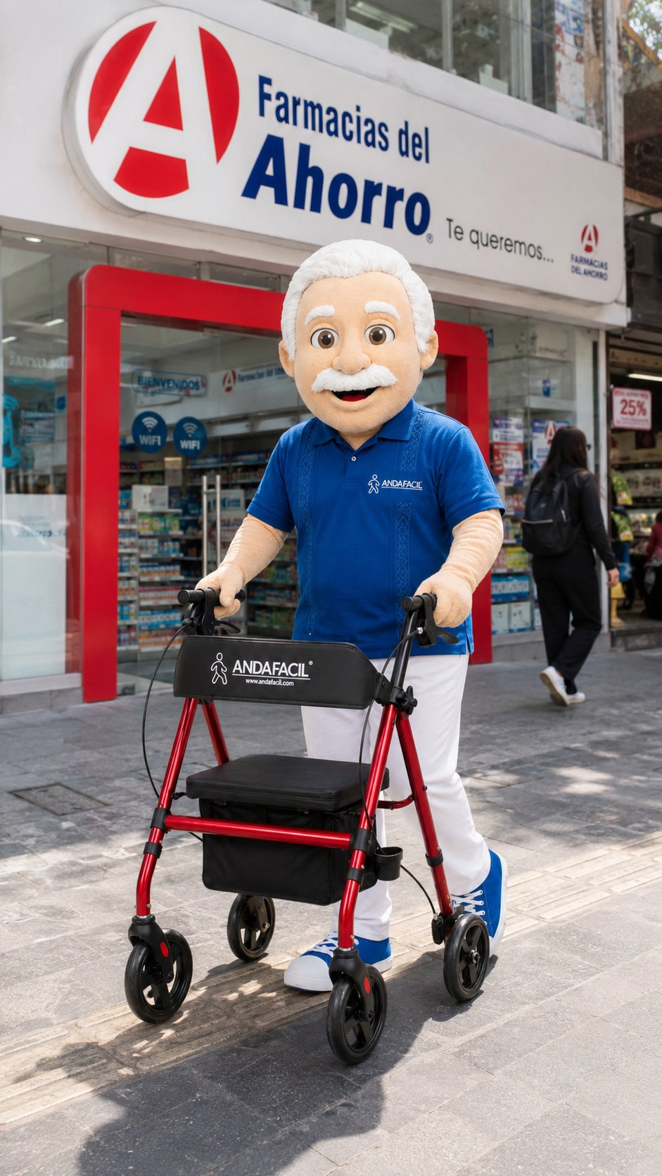 Rollator Andafacil® — Farmacias del Ahorro campaign