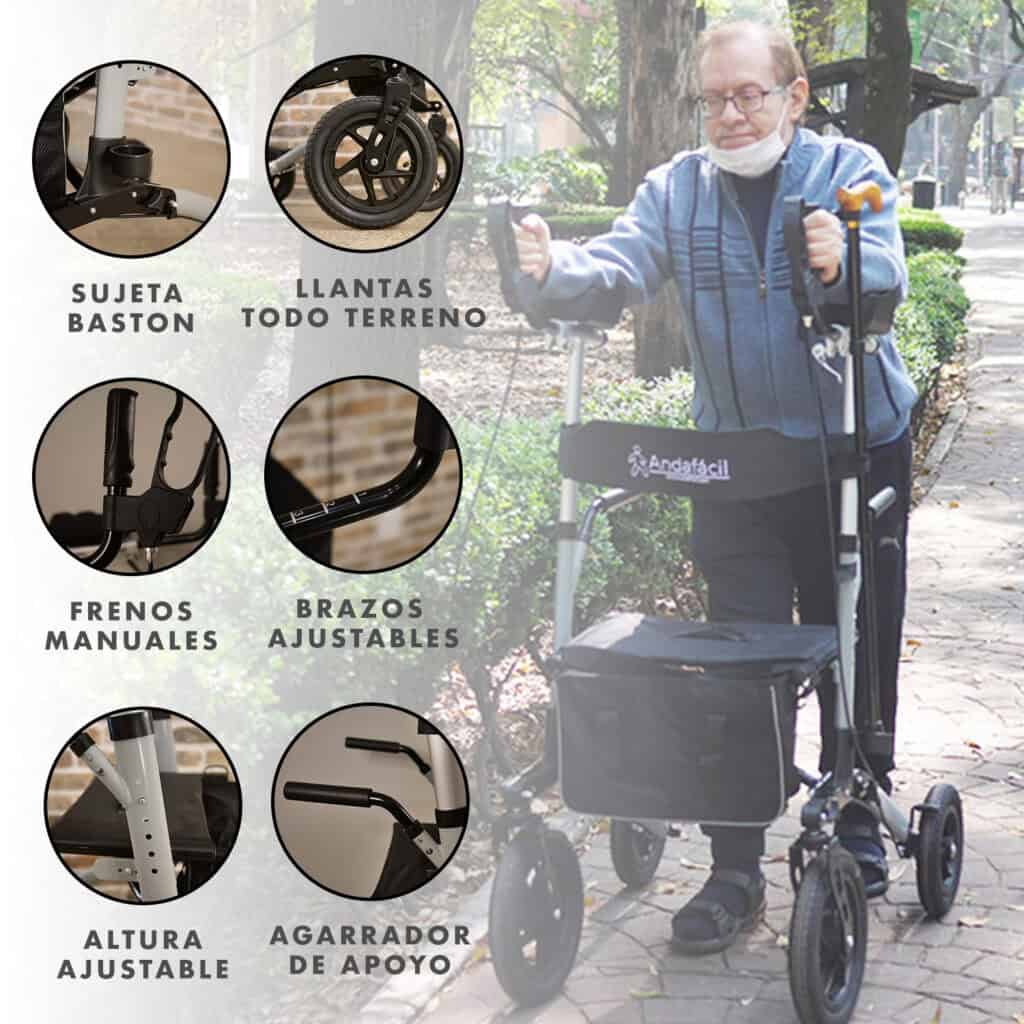Andafacil® Andadera Vertical para adultos mayores