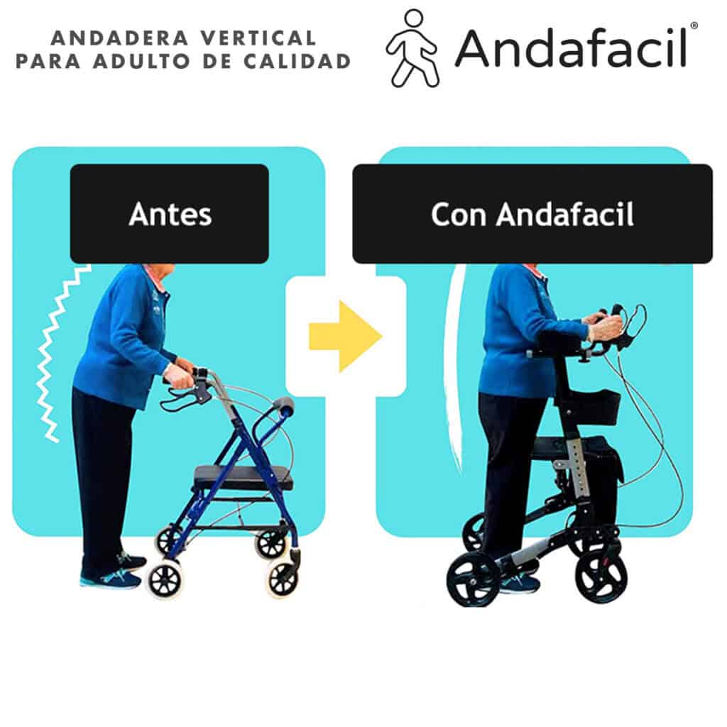 Andafacil® Andadera Vertical para adultos mayores