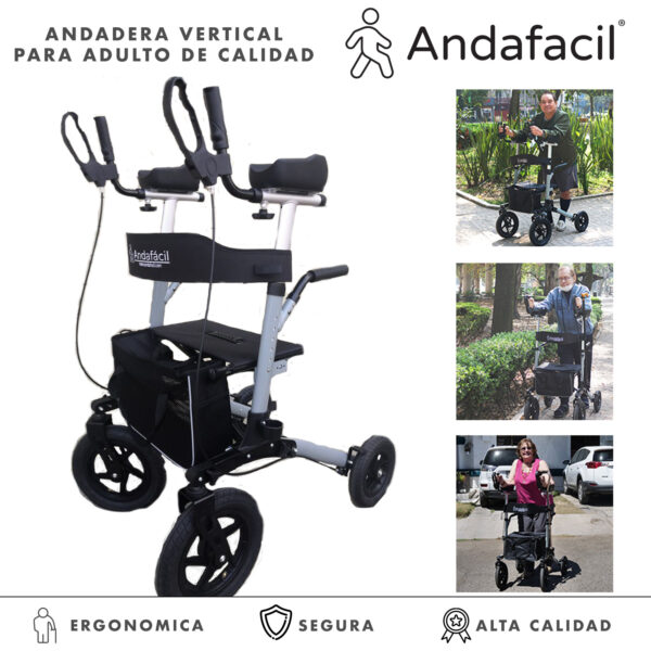 Andadera Andafacil para Adulto Mayor Detalles