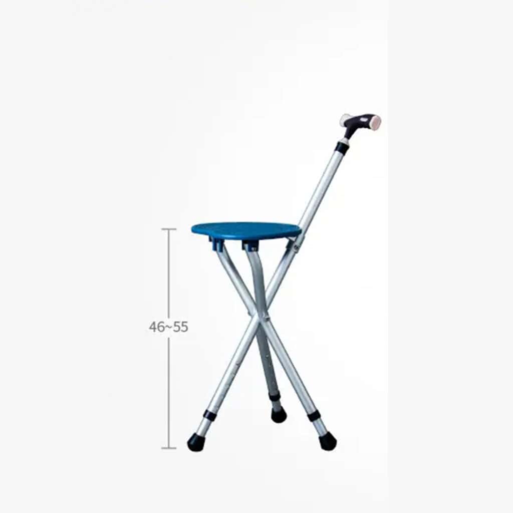 Andafacil® Bastón Plegable con Asiento Portátil para Viaje
