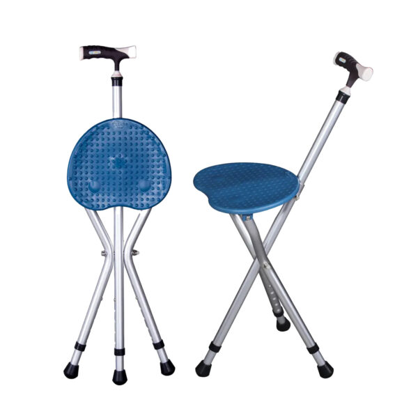 Andafacil Baston con Silla para para Adulto Mayor Extra Resistente