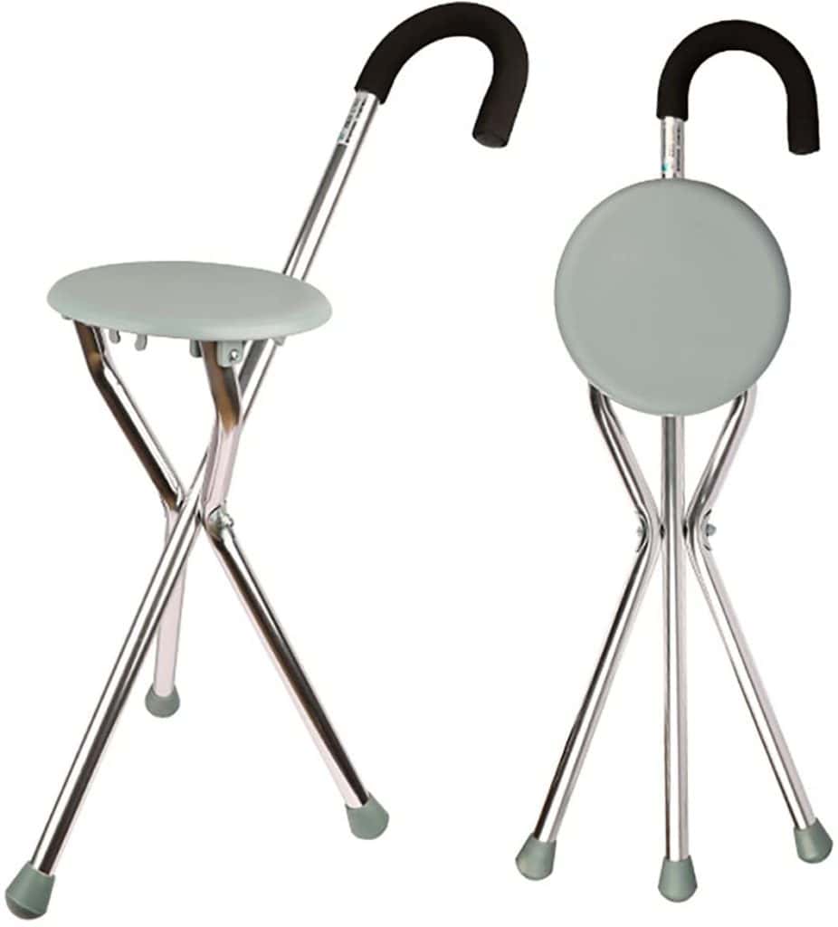 Andafacil® Bastón Plegable con Asiento Portátil para Viaje