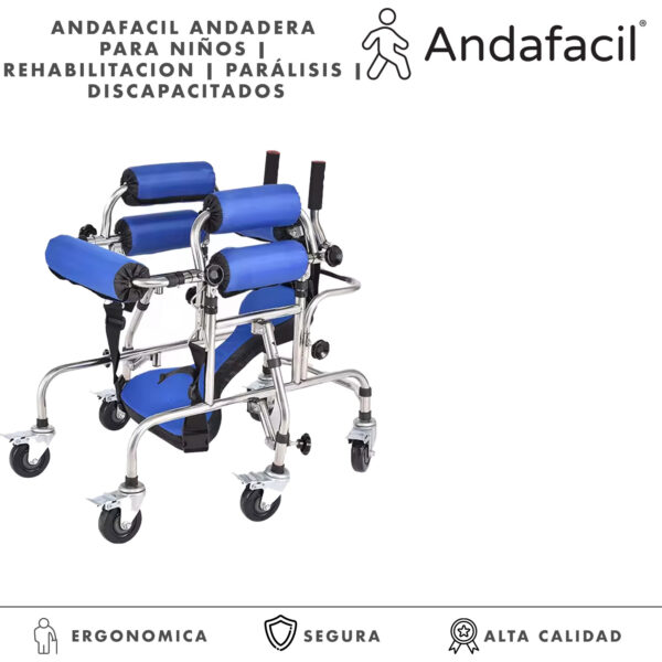 Andafacil Andadera para niños | Rehabilitacion | Parálisis | Discapacitados