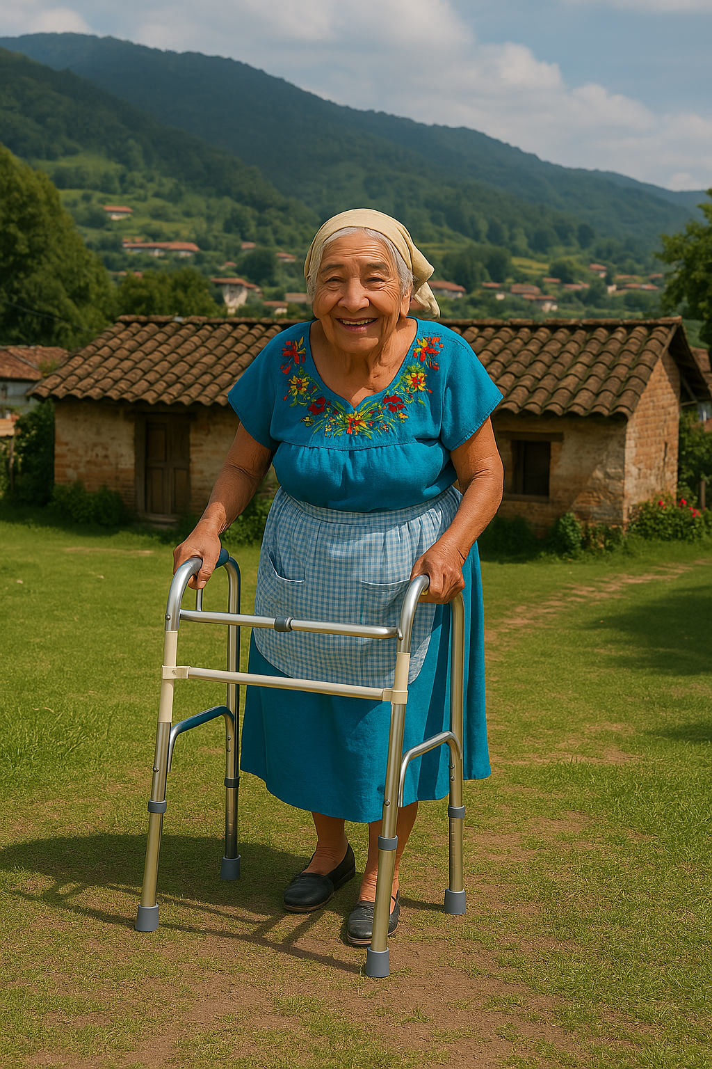 Andafacil® Andadera Ortopedica de Acero para Adulto | Portatil, Plegable, Reforzada