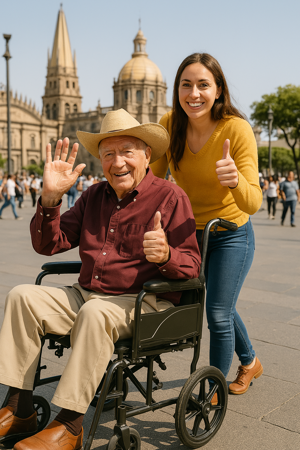 Andafacil® Silla de Ruedas Todo Terreno | Economica Portatil | Alta Calidad