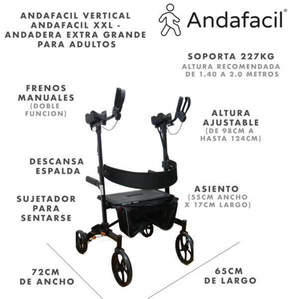 Andador Vertical Andafacil XXL