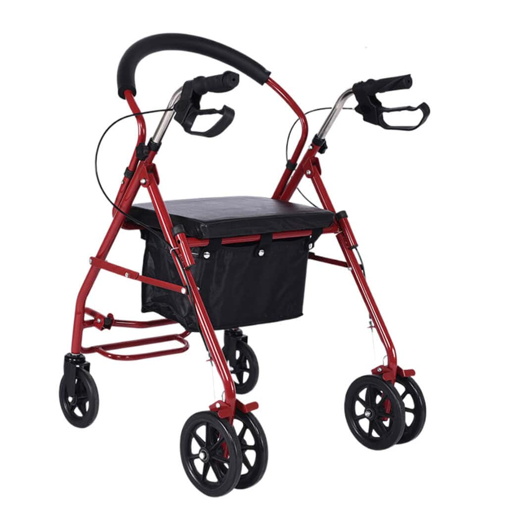 Andafacil® Rollator 2 en 1 Portatil | Andadera y Silla de Traslado