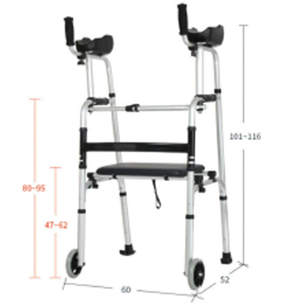 Andafacil® Andadera Ortopedica Vertical Andafacil con Ruedas Ergonomica