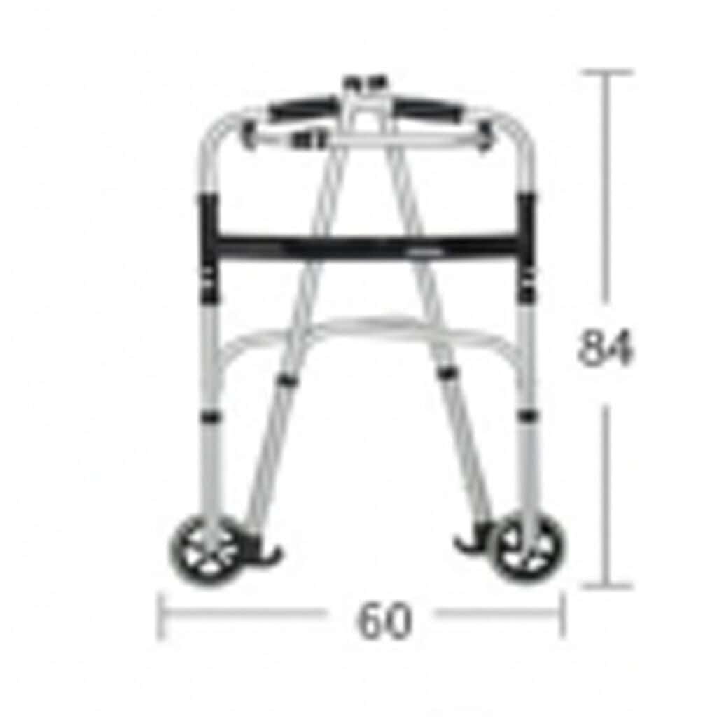 Andafacil® Andadera Ortopedica Vertical Andafacil con Ruedas Ergonomica