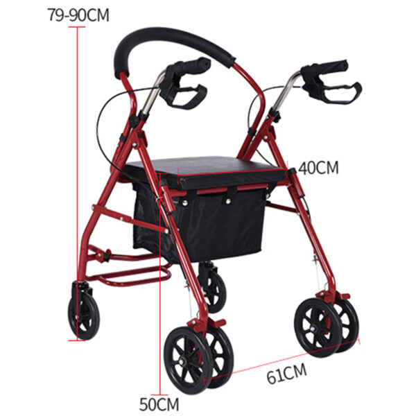 Andafacil Rollator 2 en 1 Portatil