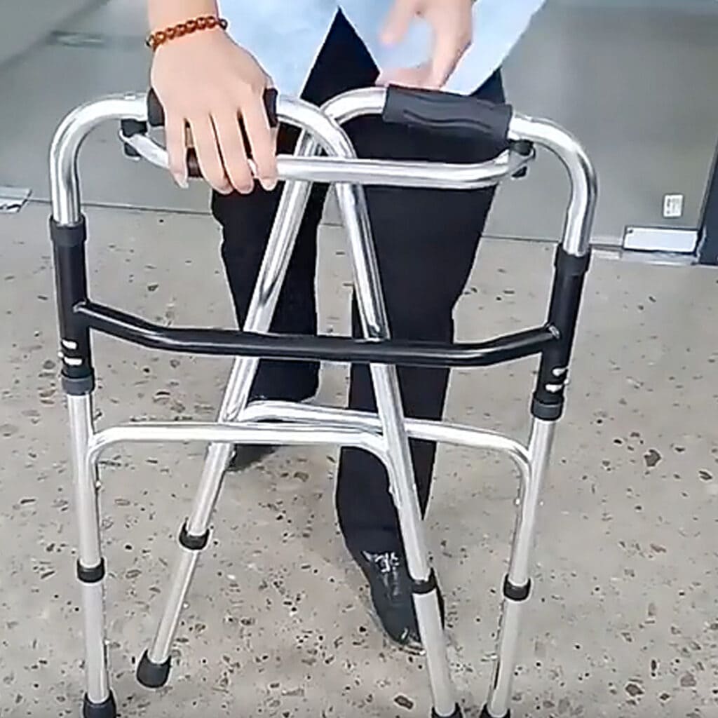 Andafacil® Andadera Ortopédica Plegable Andafácil de Aluminio Extra Fuerte para Adulto