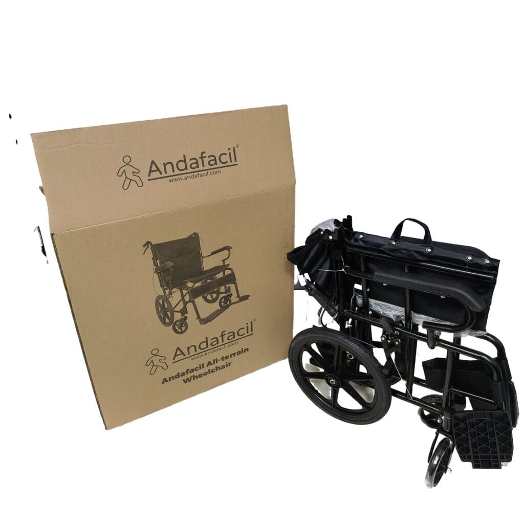 Andafacil®  Silla de Ruedas Todo Terreno | Economica Portatil | Alta Calidad