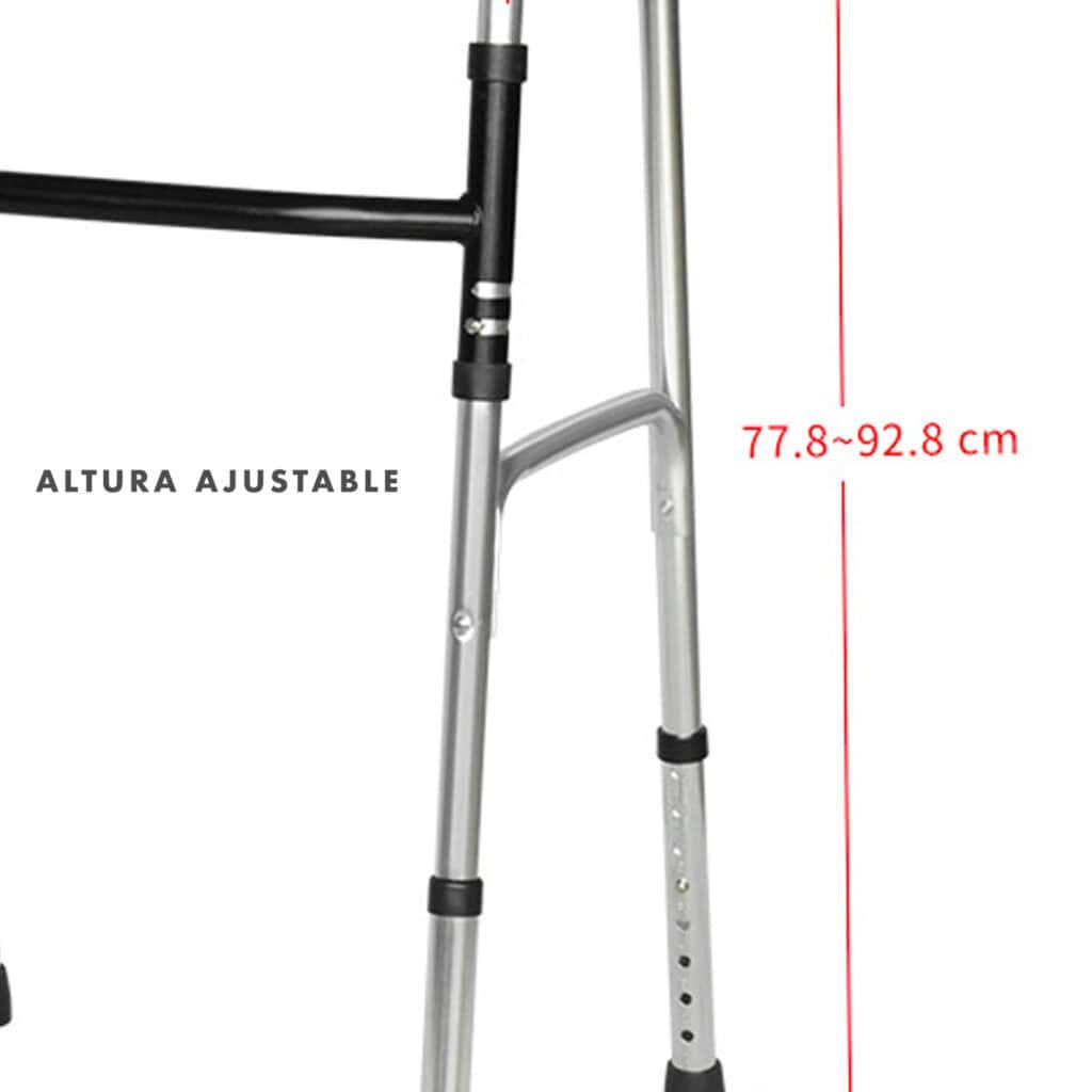 Andafacil® Andadera Ortopédica Plegable Andafácil de Aluminio Extra Fuerte para Adulto