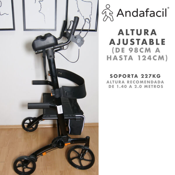 Altura Ajustable Andador Vertical Andafacil XXL