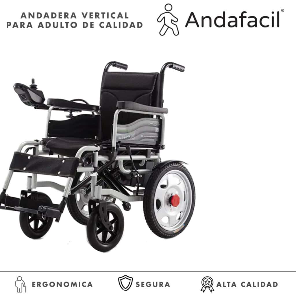 Andafacil® - Andafacil Pro - Silla de Ruedas Electrica | Moderna, Plegable, Todo Terreno