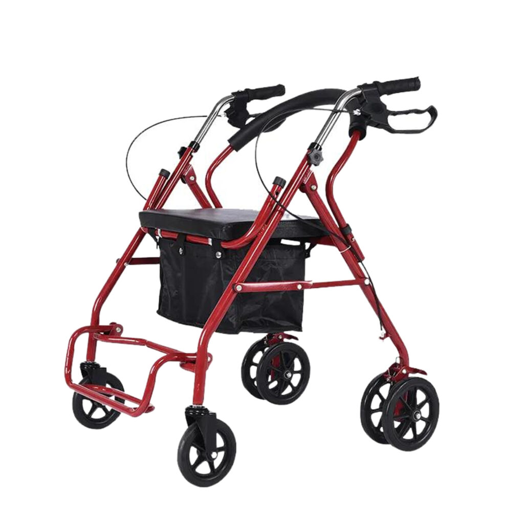 Andafacil® Rollator 2 en 1 Portatil | Andadera y Silla de Traslado