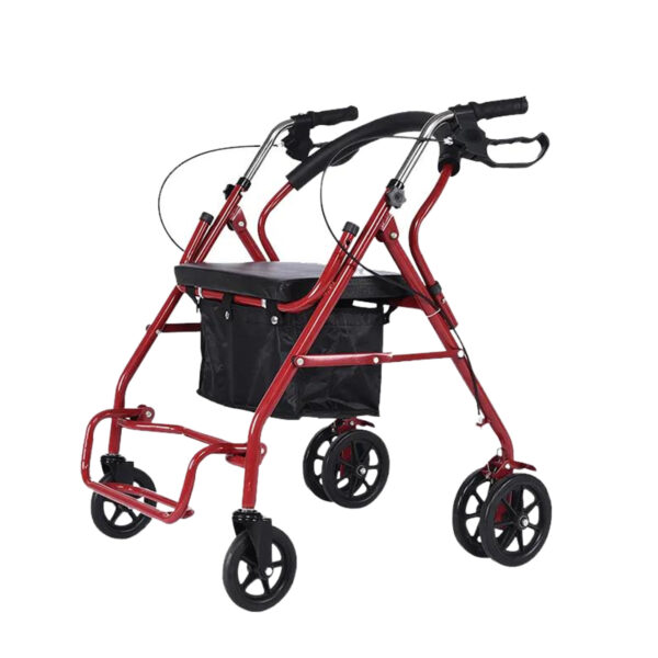 Andafacil® Rollator 2 en 1 Portatil | Andadera y Silla de Traslado