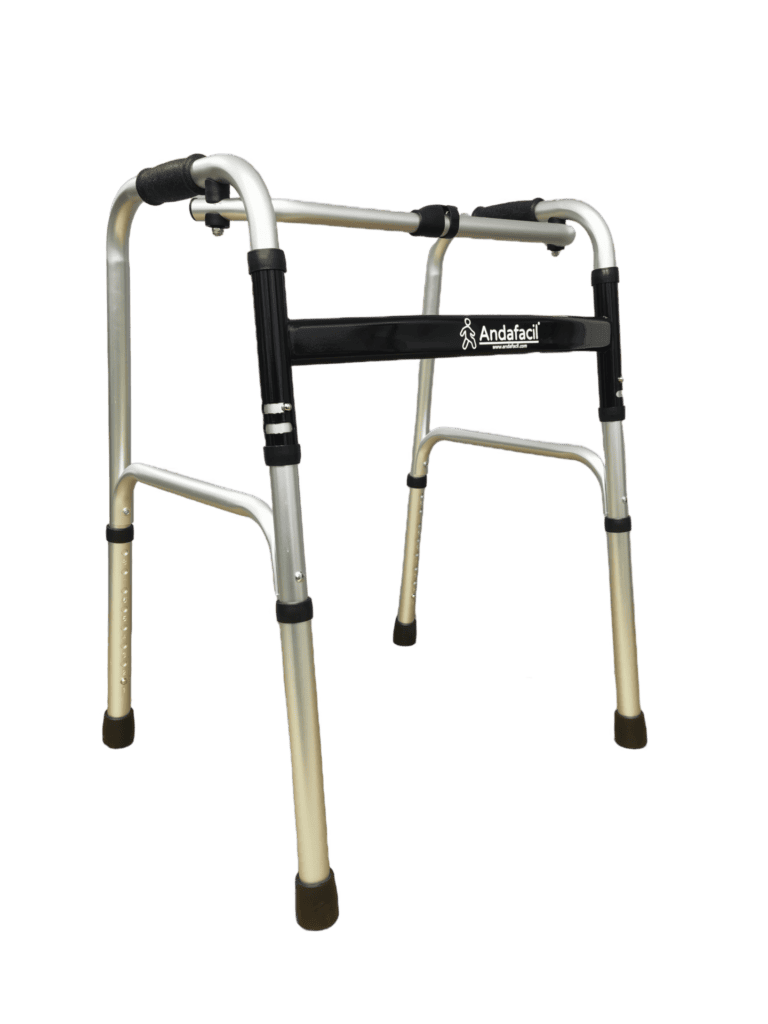 Andafacil® Andadera Ortopédica Plegable Andafácil de Aluminio Extra Fuerte para Adulto
