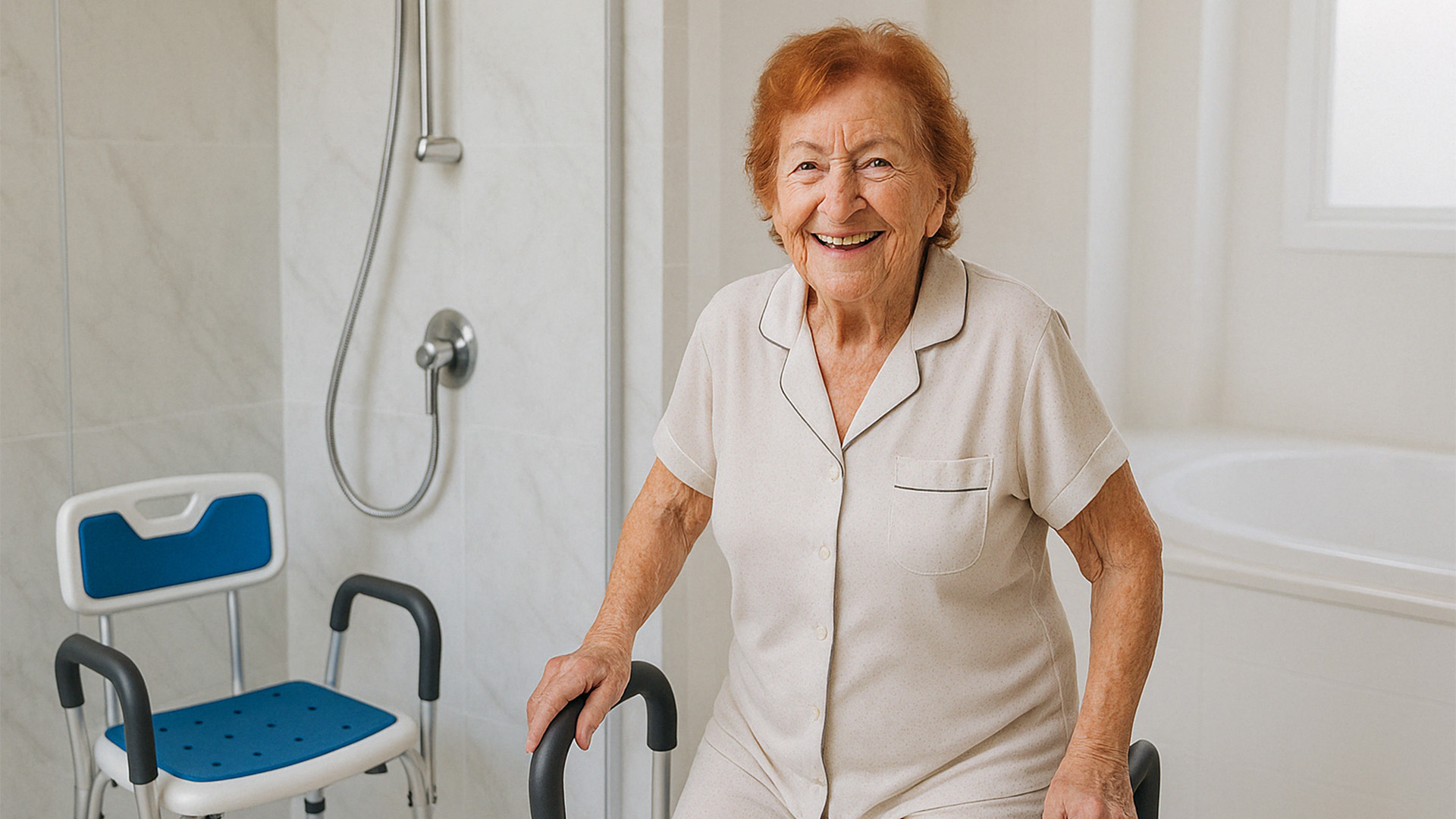 Andafacil® Silla para Baño Extra Resistente