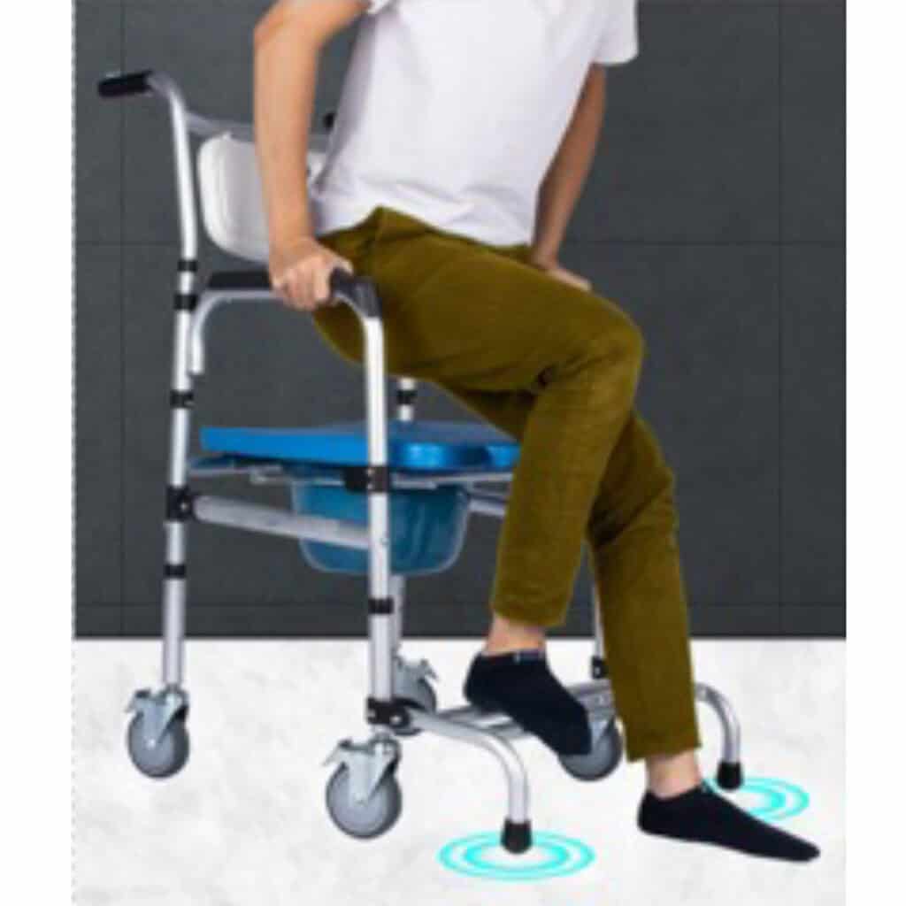 Andafacil® Silla de Traslado y para ducha con Baño | Adultos Mayores