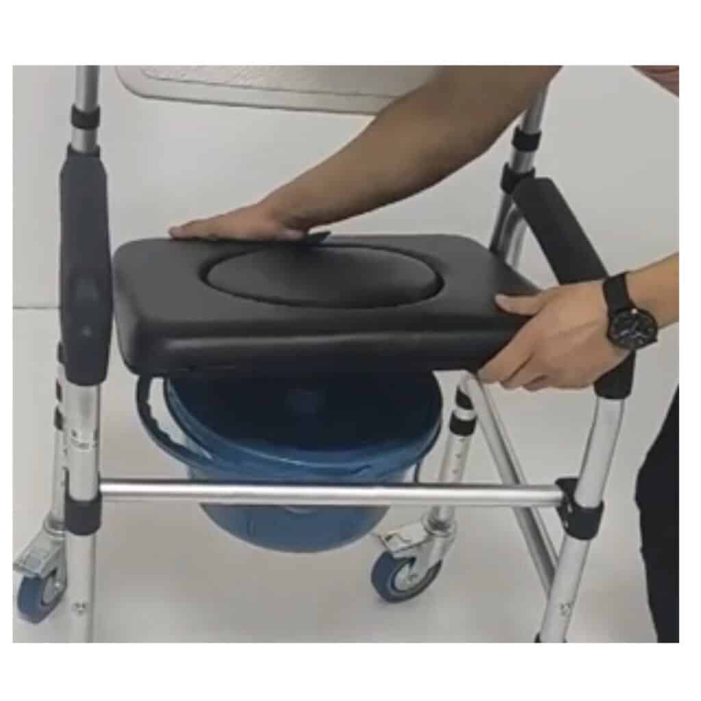 Andafacil® Silla de Traslado y para ducha con Baño | Adultos Mayores