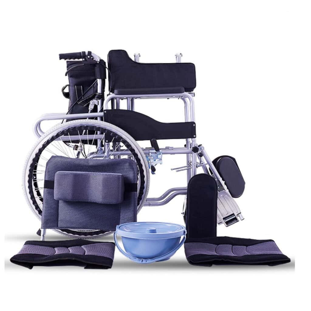 Andafacil® Silla de Ruedas 3 en 1 para Adulto Reclinable | Adultos Mayores