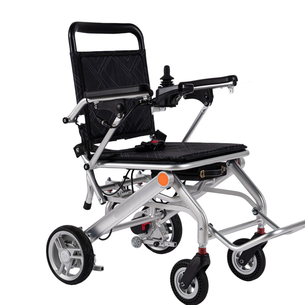 Andafacil® EasyGo Silla de Ruedas Eléctrica Portátil para Viaje Ligera