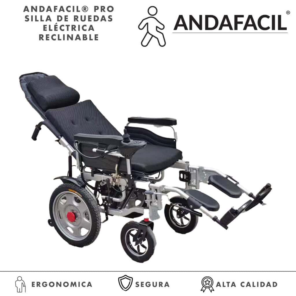 Andafacil® Pro - Silla de Ruedas Electrica | Moderna, Reclinable