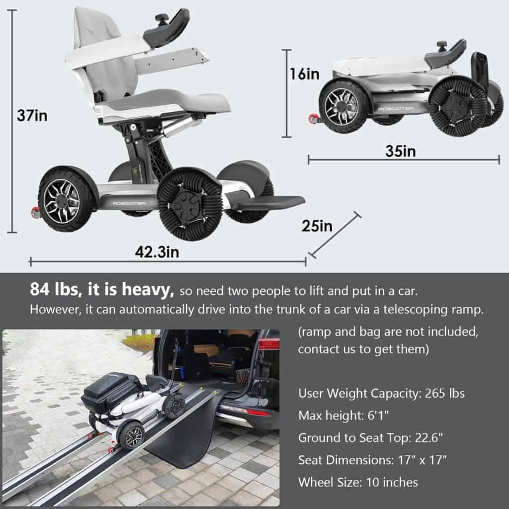 Robooter X40 Silla de Ruedas Eléctrica Inteligente
