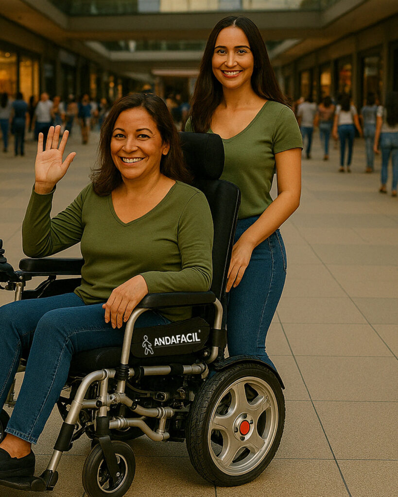 Andafacil Pro Silla de Ruedas Eléctrica Reclinable