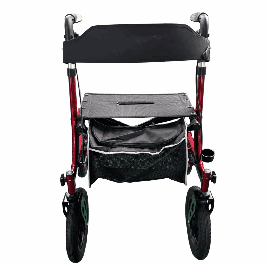 Andafacil® Rollator Todo Terreno con Llantas de 30cm y asiento | Para interiores y exteriores | Diseñado para México