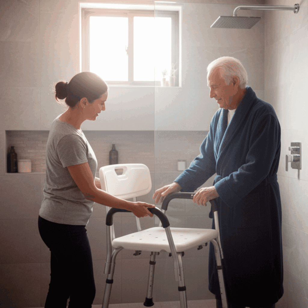 Andafacil® Silla para Baño Extra Resistente Regular
