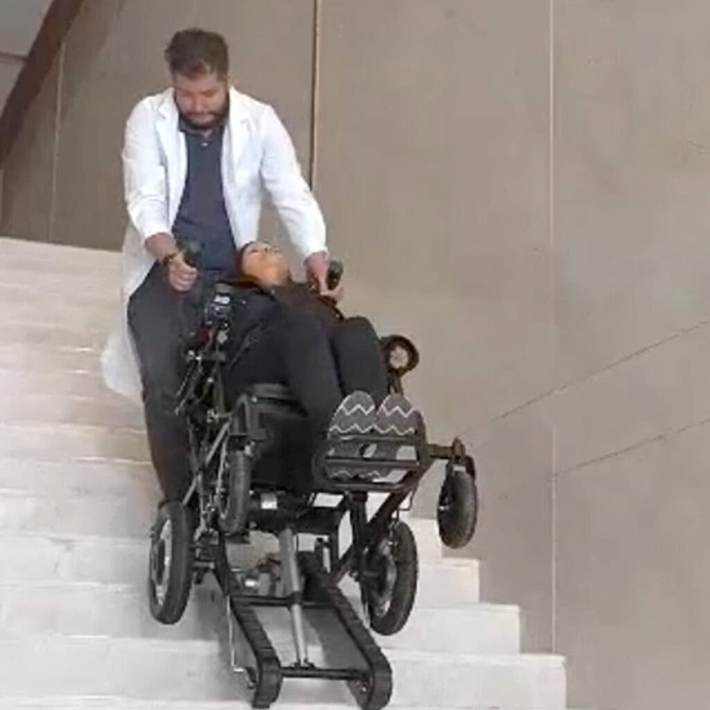 Andafacil® – StairPro – Silla de Ruedas Eléctrica | Sube Escaleras, Plegable y de Alta Capacidad