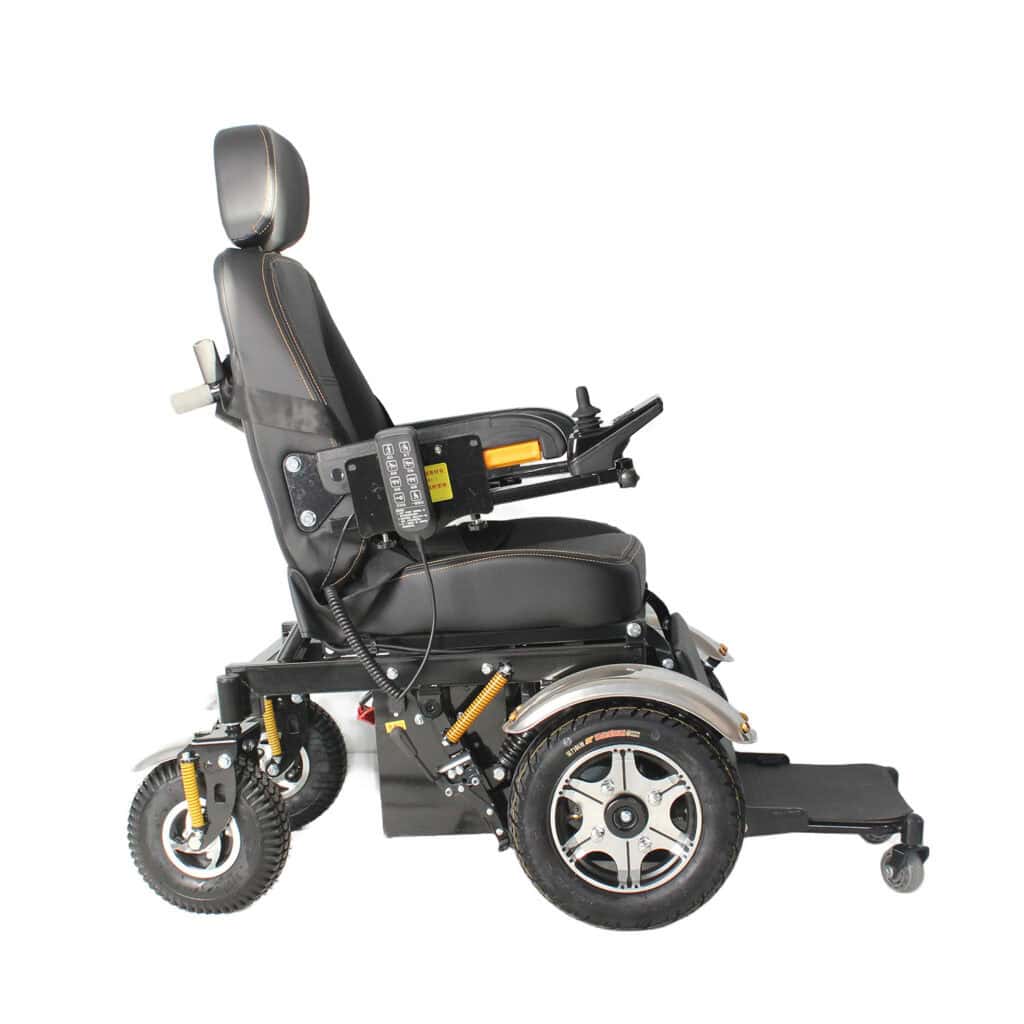 Andafacil® – StandUp Pro – Silla de Ruedas Eléctrica | Plegable, Reclinable y con Función para Pararse