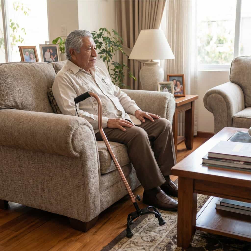 Bastón de 4 Pies Ergonómico Andafacil®