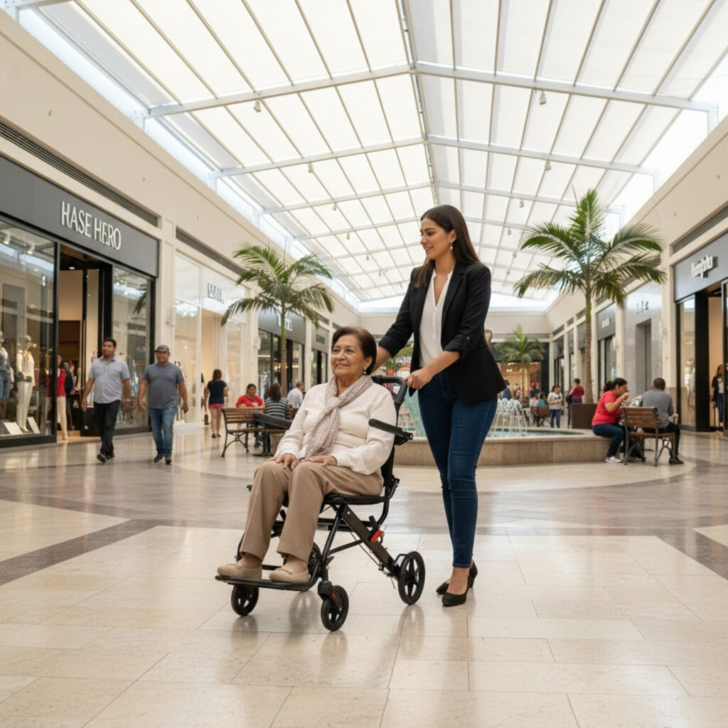 Andafacil® Silla de Traslado Ultraligera y Portátil