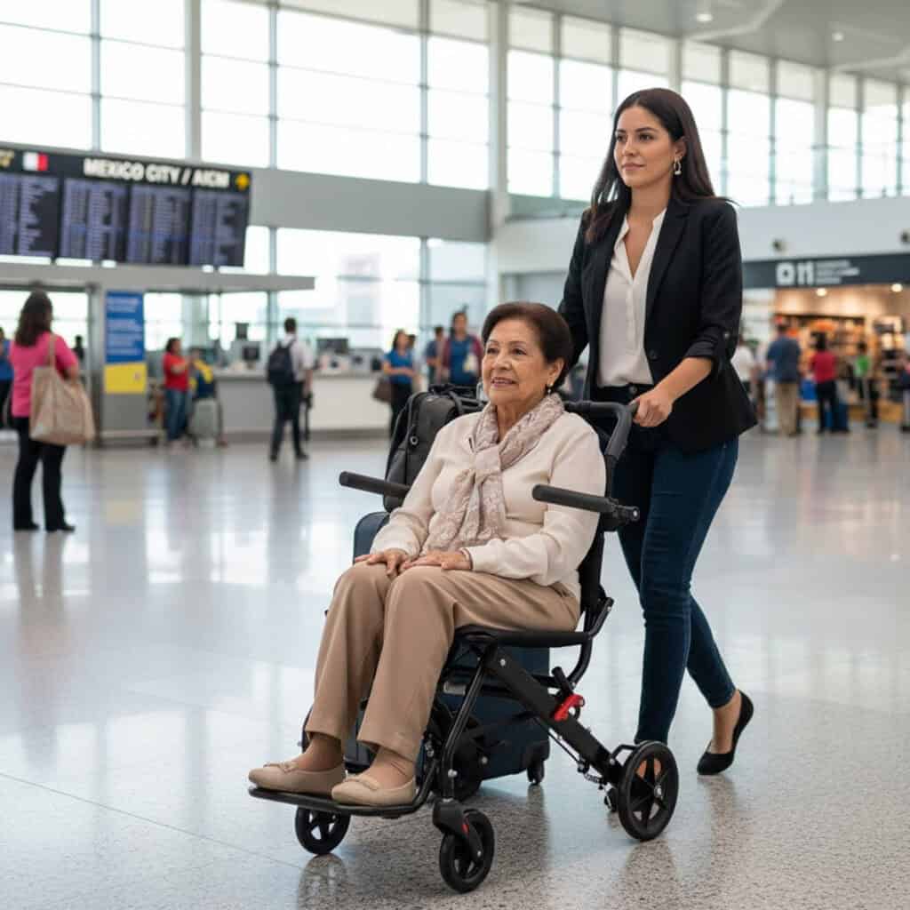 Andafacil® Silla de Traslado Ultraligera y Portátil Para Viajes