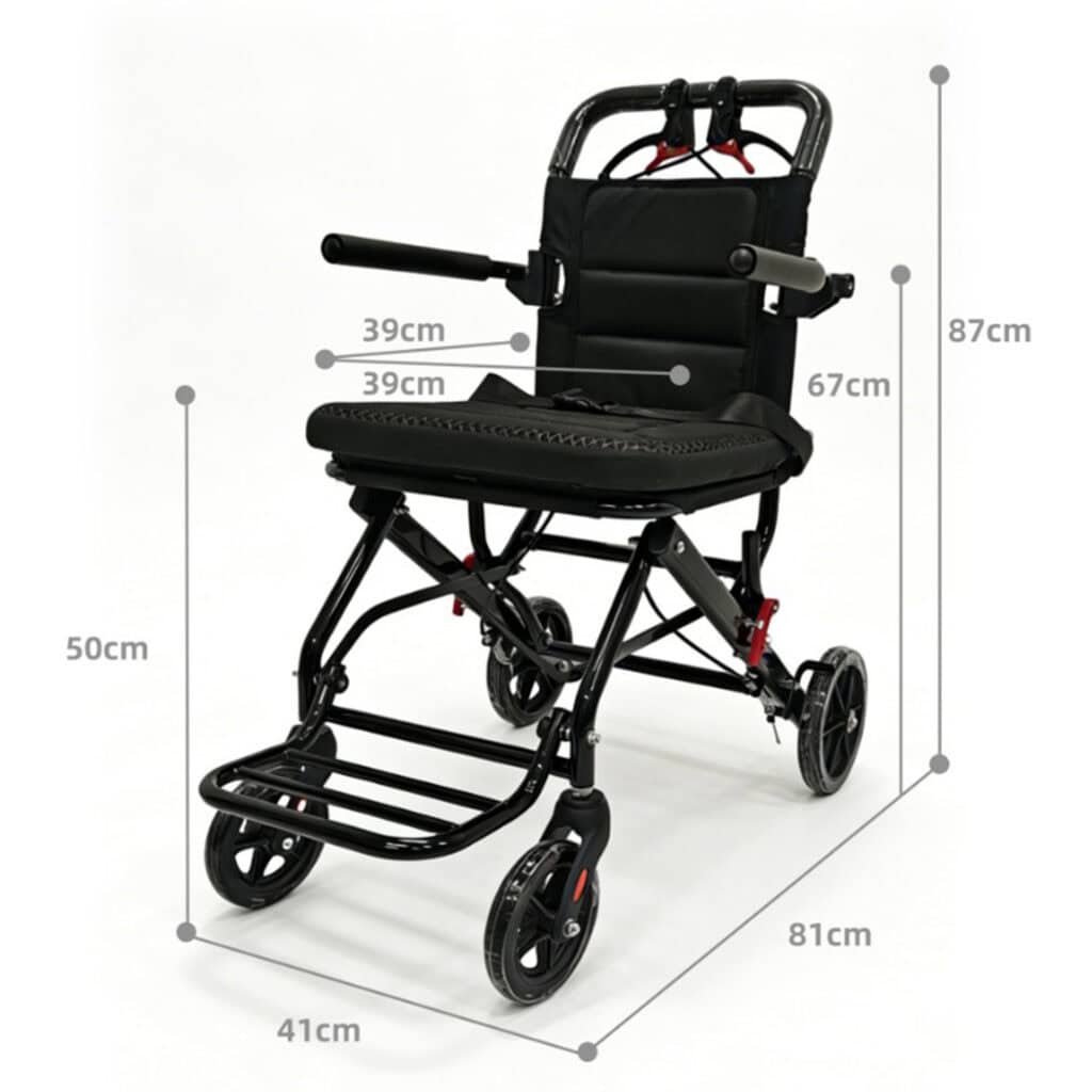 Andafacil® Silla de Traslado Ultraligera y Portátil Para Viajes