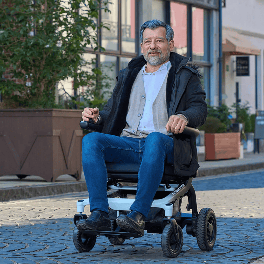 Robooter E80 Silla de Ruedas Eléctrica Inteligente Ultraligera
