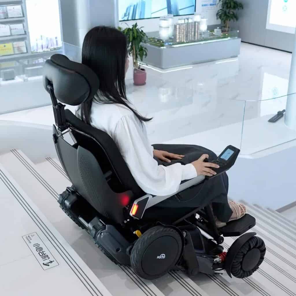 XSTO X12 Silla de Ruedas Eléctrica Inteligente con Inteligencia Artificial - Sube Escaleras