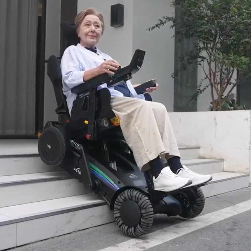 XSTO X12 Silla de Ruedas Eléctrica Inteligente con Inteligencia Artificial - Sube Escaleras