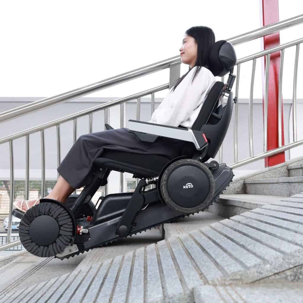 XSTO X12 Silla de Ruedas Eléctrica Inteligente con Inteligencia Artificial - Sube Escaleras