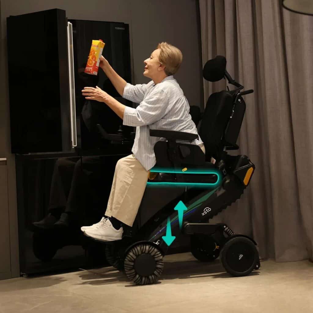 XSTO X12 Silla de Ruedas Eléctrica Inteligente con Inteligencia Artificial - Sube Escaleras