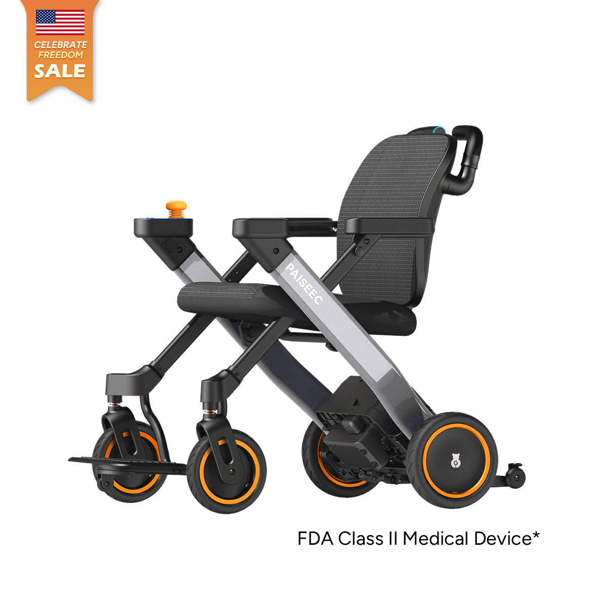 Paiseec W3 – Silla Eléctrica 3 en 1 (Silla + Asistencia + Andadera)