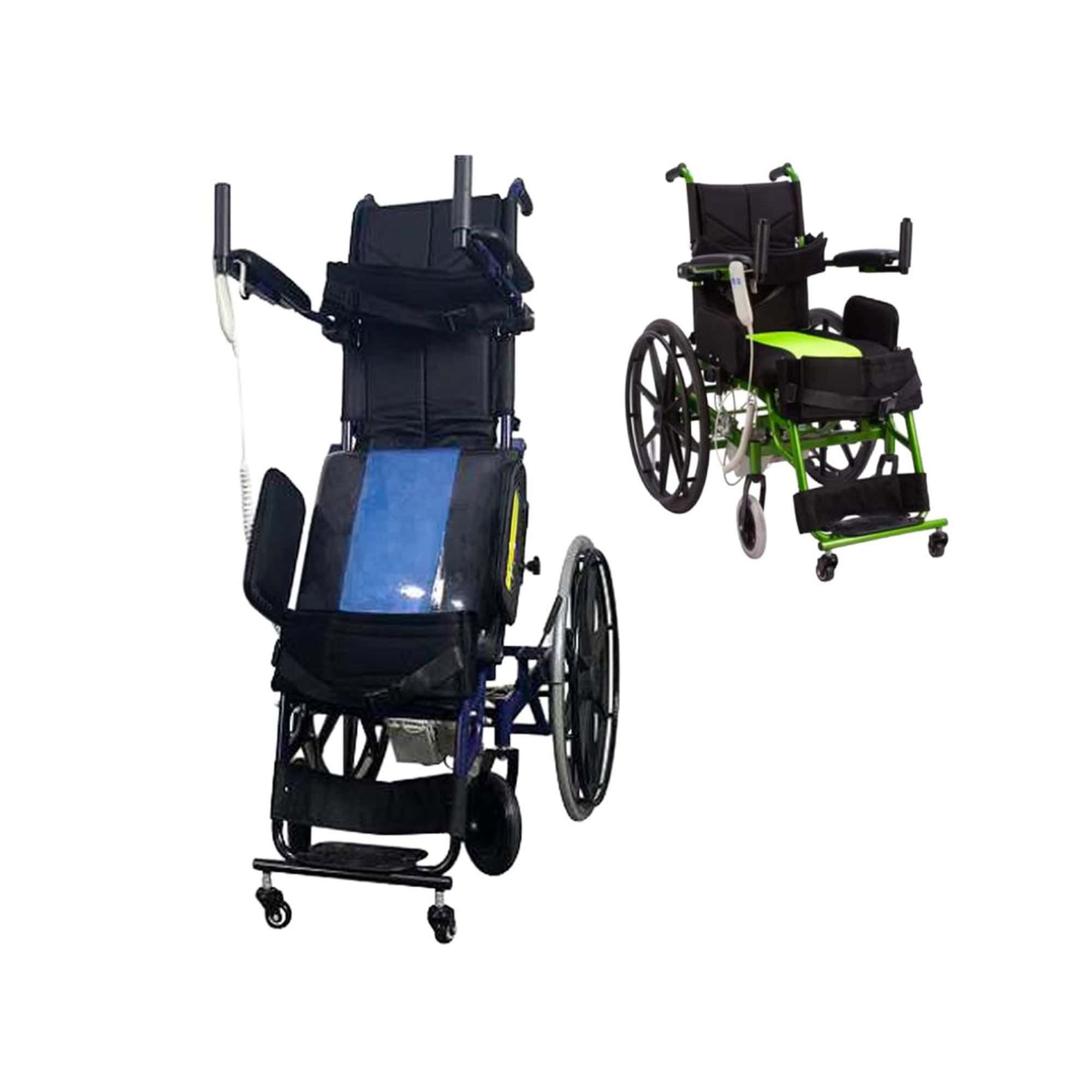Andafacil® – StandUp Light – Silla de Ruedas Bipedestadora | Silla de Ruedas Manual con función eléctrica para pararse