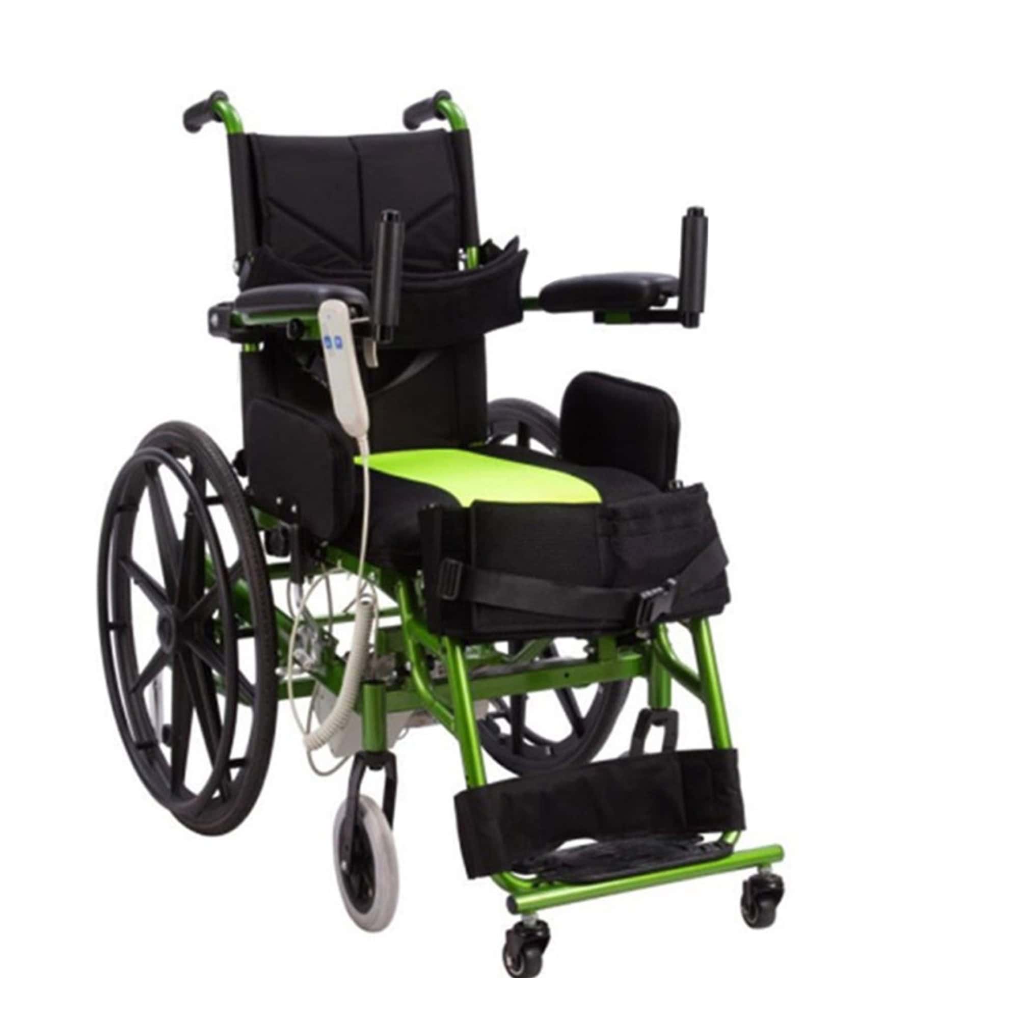 Andafacil® – StandUp Light – Silla de Ruedas Bipedestadora | Silla de Ruedas Manual con función eléctrica para pararse