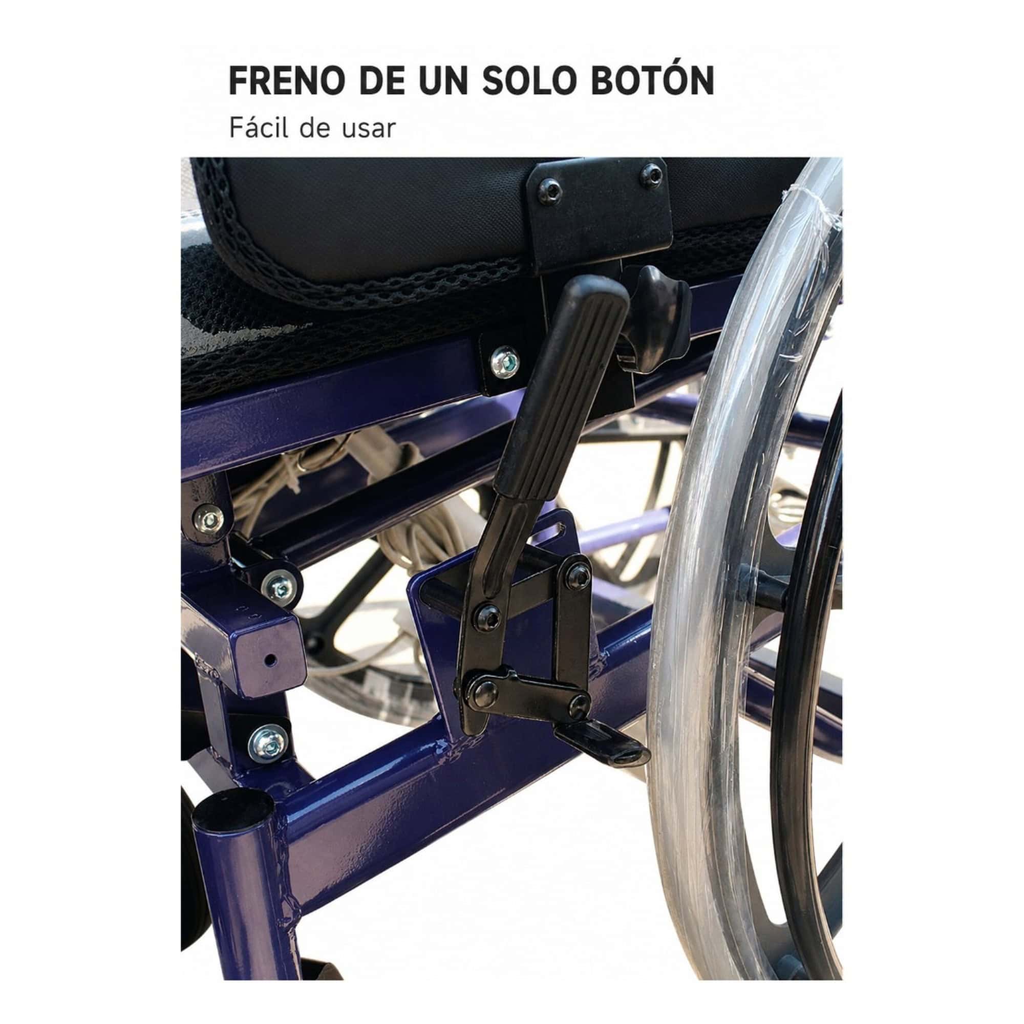 Andafacil® – StandUp Light – Silla de Ruedas Bipedestadora | Silla de Ruedas Manual con función eléctrica para pararse